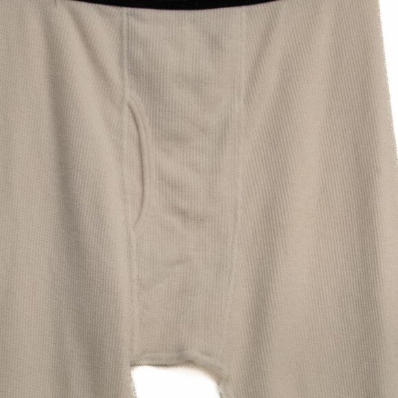 Hanes Thermal Long Underwear Pants Beige Size M Cotton Blend - Picture 3 of 8